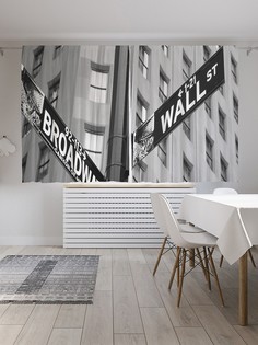 Шторы под лён «Путь на бродвей», серия Oxford DeLux, 290х180 см Joy Arty