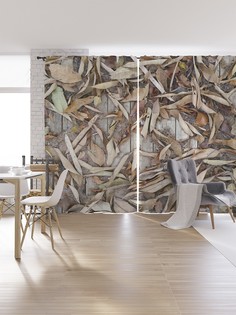 Шторы под лён «Засыпанная дверь», серия Oxford DeLux, 340х265 см Joy Arty