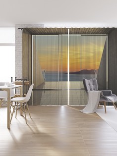 Шторы под лён «Морской дом», серия Oxford DeLux, 340х265 см Joy Arty