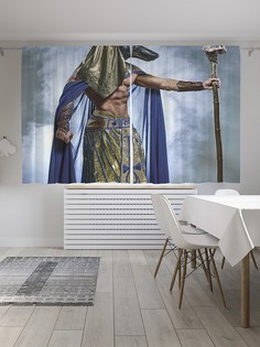 Шторы под лён «Египетский колдун», серия Oxford DeLux, 290х180 см Joy Arty