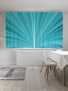 Шторы под лён «Иллюзорный тоннель», серия Oxford DeLux, 290х180 см Joy Arty