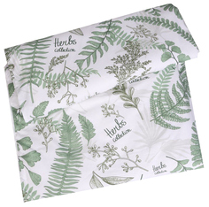 Пододеяльник AmaroBaby Exclusive Soft Collection Папоротники на молнии, 147х112 см