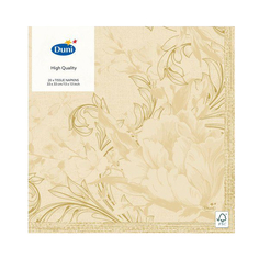 Салфетки бумажные Duni Soft Charm Cream 40*40см 12шт