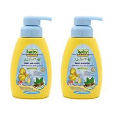 Гель для купания Babyline с мятой и солодкой с первый дней жизни, 2x250 мл