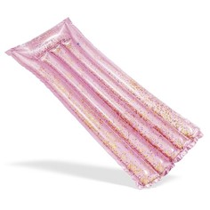 Матрас INTEX Глиттерный розовый, 170х53х15 см