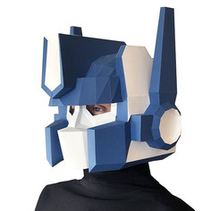 3D-конструктор Paperraz Маска «Оптимус Прайм»
