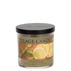 Ароматическая свеча Village Candle "Citrus & Sage", стакан, маленькая/4100007