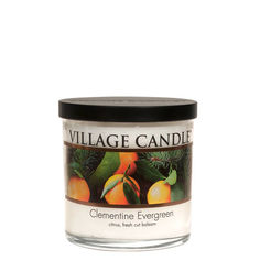 Ароматическая свеча Village Candle "Clementine Evergreen", стакан, маленькая/4100020