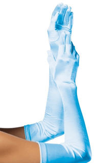 Высокие атласные перчатки взрослые Leg Avenue l16b