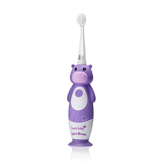 Звуковая зубная щетка Brush-Baby Sonic WildOnes Бегемот 0-10 лет
