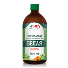 Скипидарная эмульсия для ванн Naturmed, «Белая», 1000 мл
