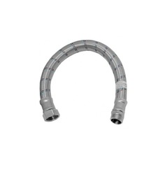 Гибкая подводка для воды АКВАЛЮКС ГИГАНТ ВР 3/4" х НР 3/4", прямая, 50 см (BZBW50)