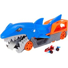 Mattel Hot Wheels Грузовик Голодная акула с хранилищем для машинок GVG36