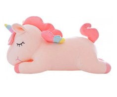 Мягкая игрушка-подушка Best Toys Спящий единорог 55 см, розовый