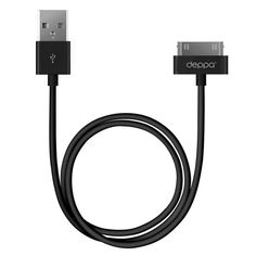 Дата-кабель Deppa USB-Lightning 1,2м Black