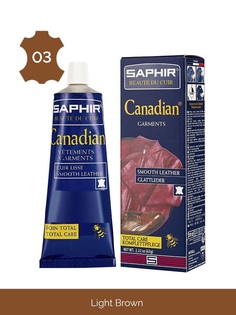 Крем-краска для гладкой кожи Saphir Canadian Light brown (Светло-коричневый)