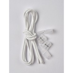 Регулируемые эластичные шнурки Tarrago TL43 белые 100см