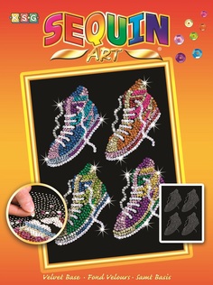 Мозаика из пайеток KSG Sequin Art Кеды