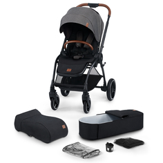 Коляска 2 в 1 Kinderkraft Evolution Cocoon Platinum Grey