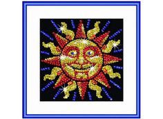 Мозаика из пайеток KSG Sequin Art Солнце фокус