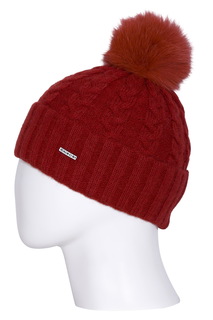 Шапка бини женская DAIROS GD71700218 красная