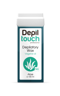 Воск для депиляции Depiltouch Depilatory Wax Aloe Алое в картридже 100 мл