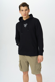 Толстовка мужская ONLY & SONS 22020445 черная 48 RU