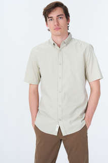 Рубашка мужская ONLY & SONS 22019168 хаки 48 RU