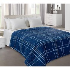 Покрывало стеганное 180х210 см перкаль Патрик 3 изумрудный Текс-Дизайн