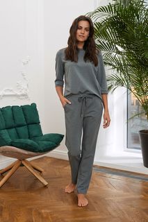 Брюки женские Laete 30378-2 зелёные 2XL