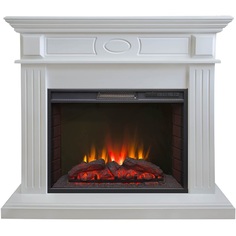 Электрокамин RealFlame Leda 25,5 WT, белый