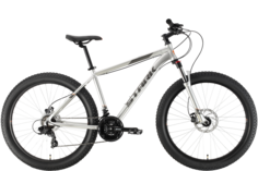 Велосипед Stark Hunter 27.2+ HD 2021 20" серебристый/серый