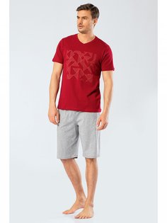 Пижама мужская Cacharel 2199 бордовая XL