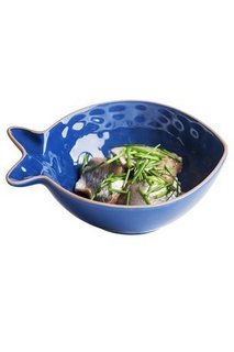 Sagaform Блюдо сервировочное "Fish", 15х10х5 см, синее 5017826