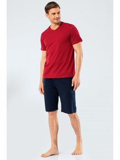 Пижама мужская Cacharel 2206 бордовая XXL