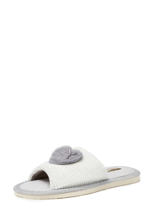 Домашние тапочки женские Smile of Milady A-82-054-18 серые 36-37 RU