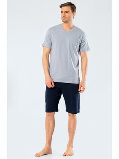 Пижама мужская Cacharel 2206 серая XXL