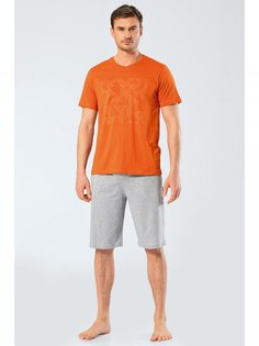 Пижама мужская Cacharel 2199 оранжевая XXL