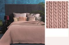 Покрывало Tarrington House 220 x 240 см бежевый + чехлы на подушки