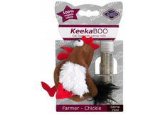 Игрушка для кошек мягкая с кошачьей мятой EBI "Farmer-Chickie", 9см