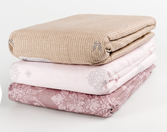 Простыня на резинке Aura 90 x 200 см хлопок белый