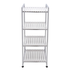 Этажерка с деревянными полочками My Space WS004wh белая