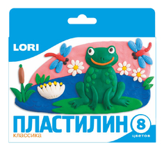 Пластилин LORI Классика 8 цветов