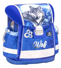 Ранец Belmil Classy Wolf, Волк, синий