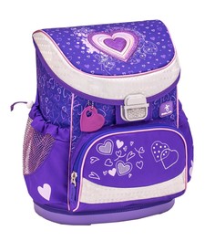 Ранец Belmil Mini-Fit Love Purple, Сердце, фиолетовый