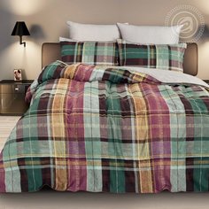 Комплект постельного белья 2 спальный с европростыней велюр Джерси АРТПОСТЕЛЬ 221363