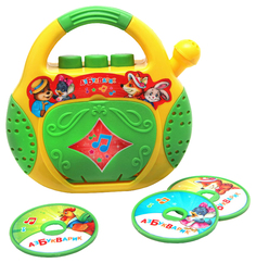 Интерактивная игрушка Азбукварик Плеер-CD Песенки-Потешки 28170-4