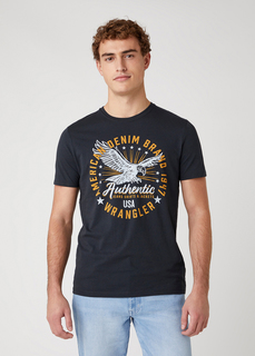 Футболка мужская W7AHD3XV6 Wrangler серая 2XL