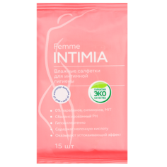 Салфетки влажные для интимной гигиены Femme Intimia №15