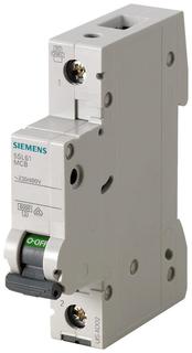 Автоматический выключатель Siemens 230/400V 6KA, 1-ПОЛ., C, 50A
